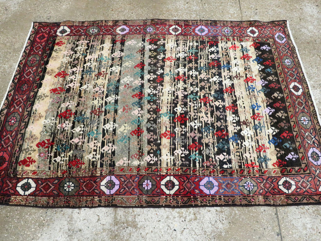 Vintage Persian Hamadan Rug, No.27866 - Gss