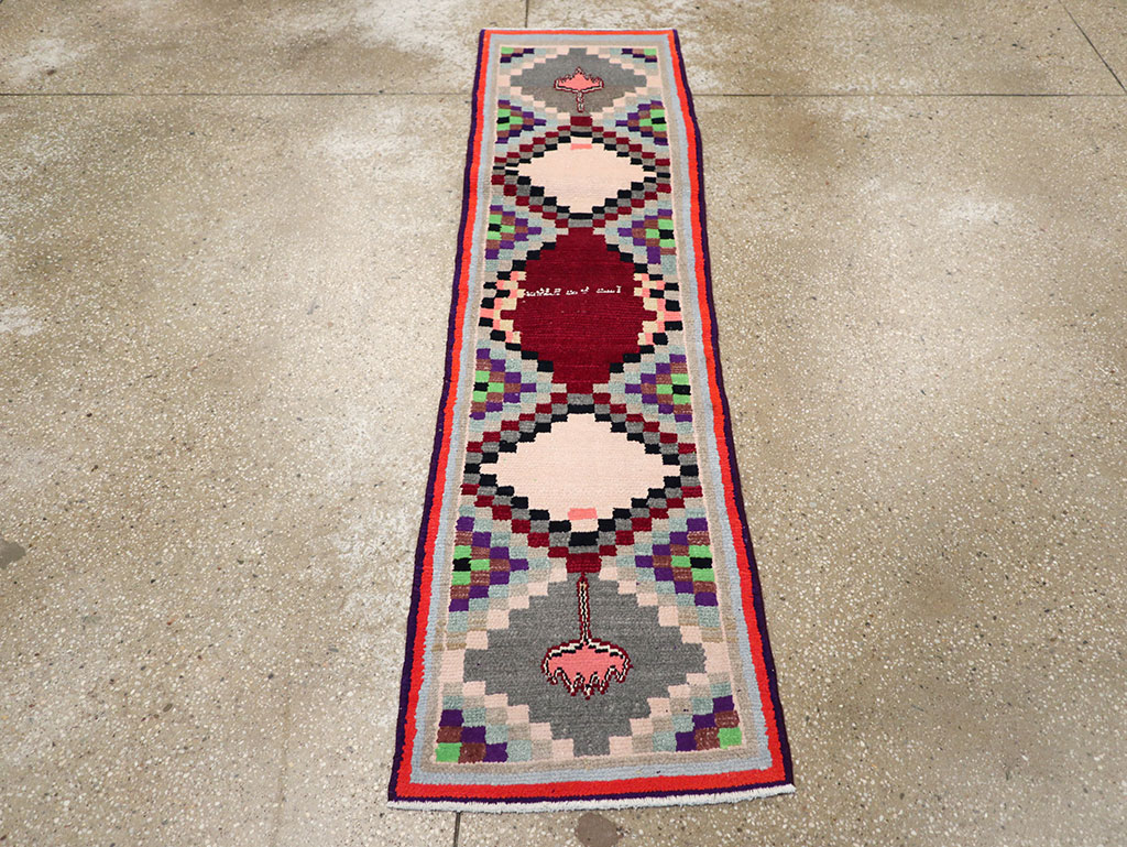 Vintage Persian Mahal Small Runner, No.27868 - Gss
