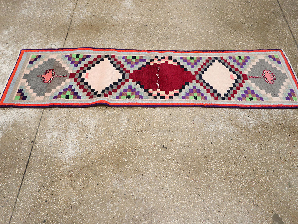 Vintage Persian Mahal Small Runner, No.27868 - Gss
