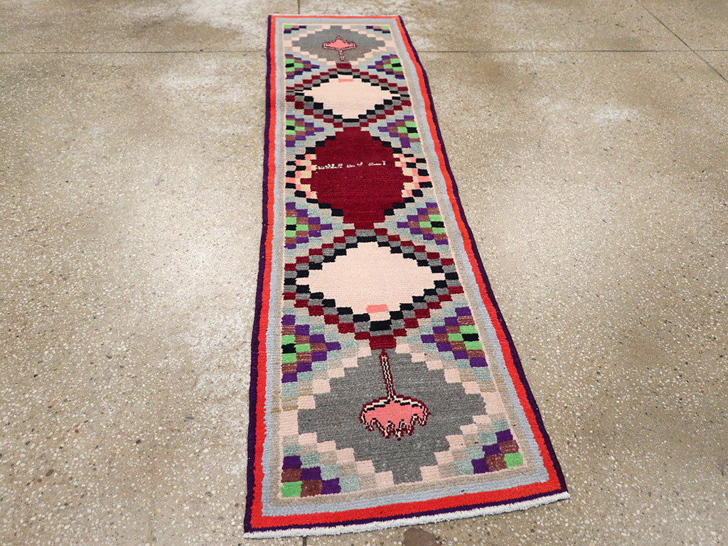 Vintage Persian Mahal Small Runner, No.27868 - Gss