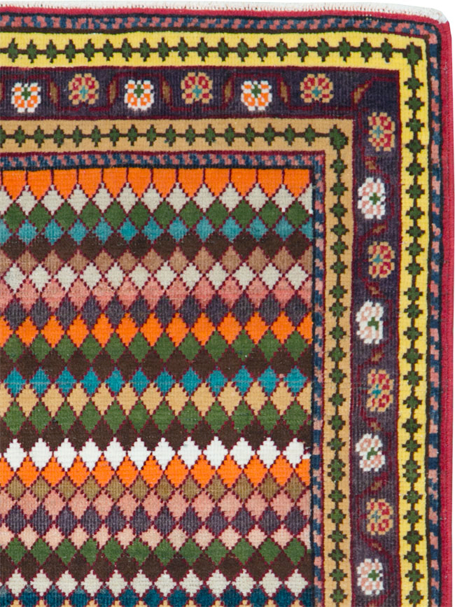Vintage Persian Mahal Small Runner, No.27870 - Gss
