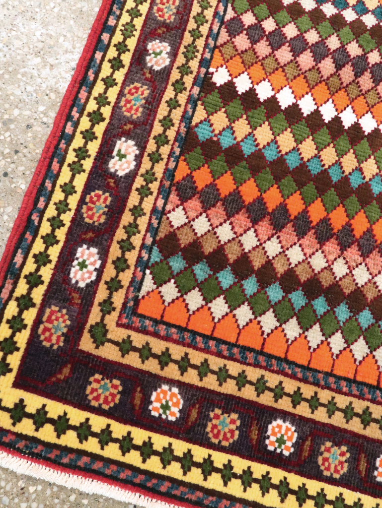 Vintage Persian Mahal Small Runner, No.27870 - Gss