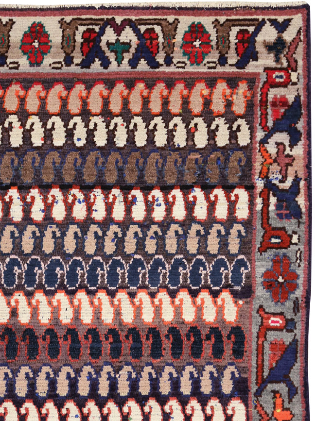Vintage Persian Hamadan Rug, No.27871 - Gss