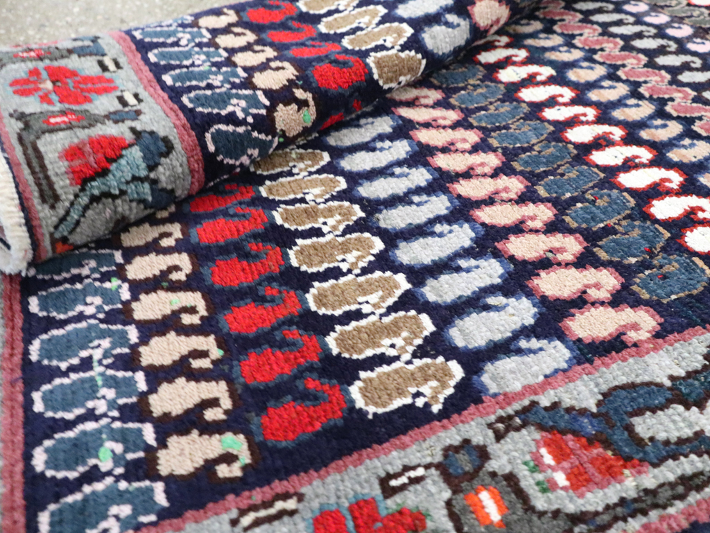 Vintage Persian Hamadan Rug, No.27871 - Gss