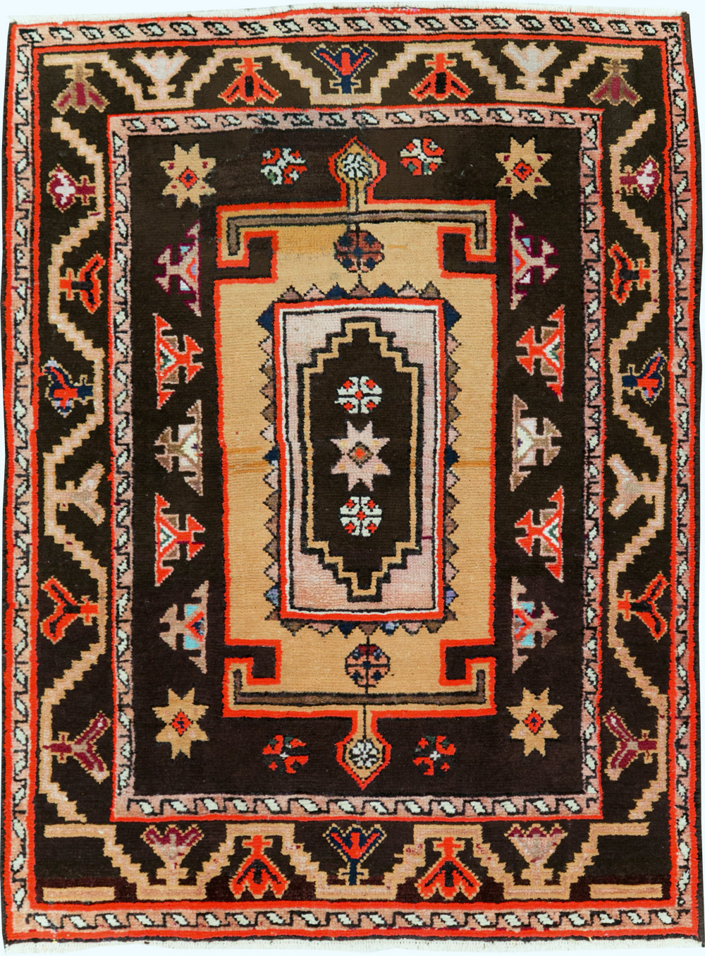 Vintage Persian Hamadan Rug, No.27876 - Gss