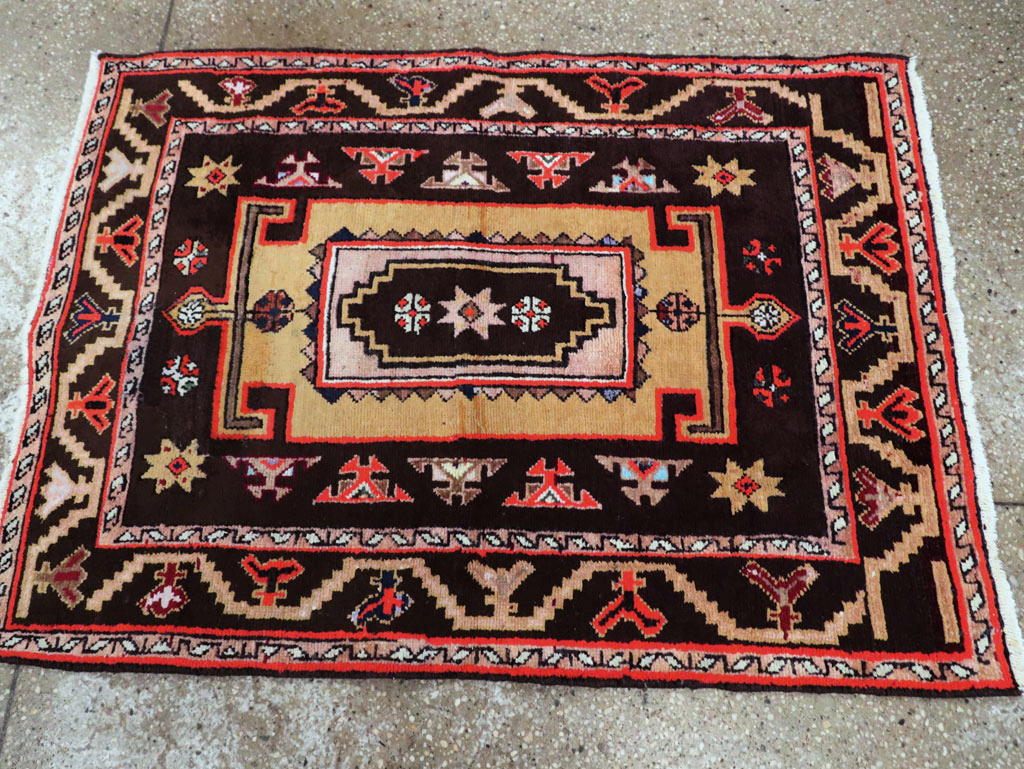 Vintage Persian Hamadan Rug, No.27876 - Gss