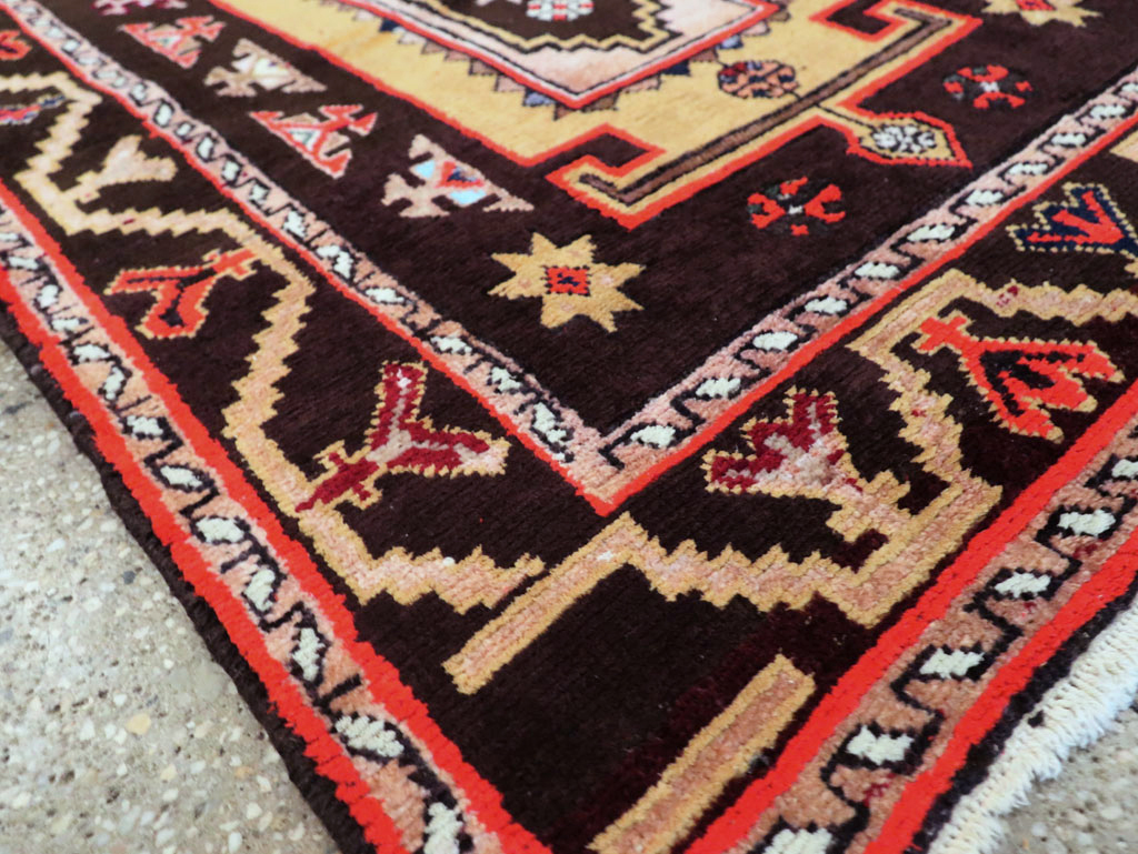 Vintage Persian Hamadan Rug, No.27876 - Gss