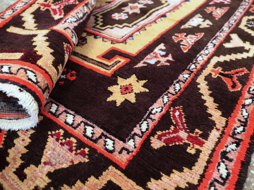Vintage Persian Hamadan Rug, No.27876 - Gss