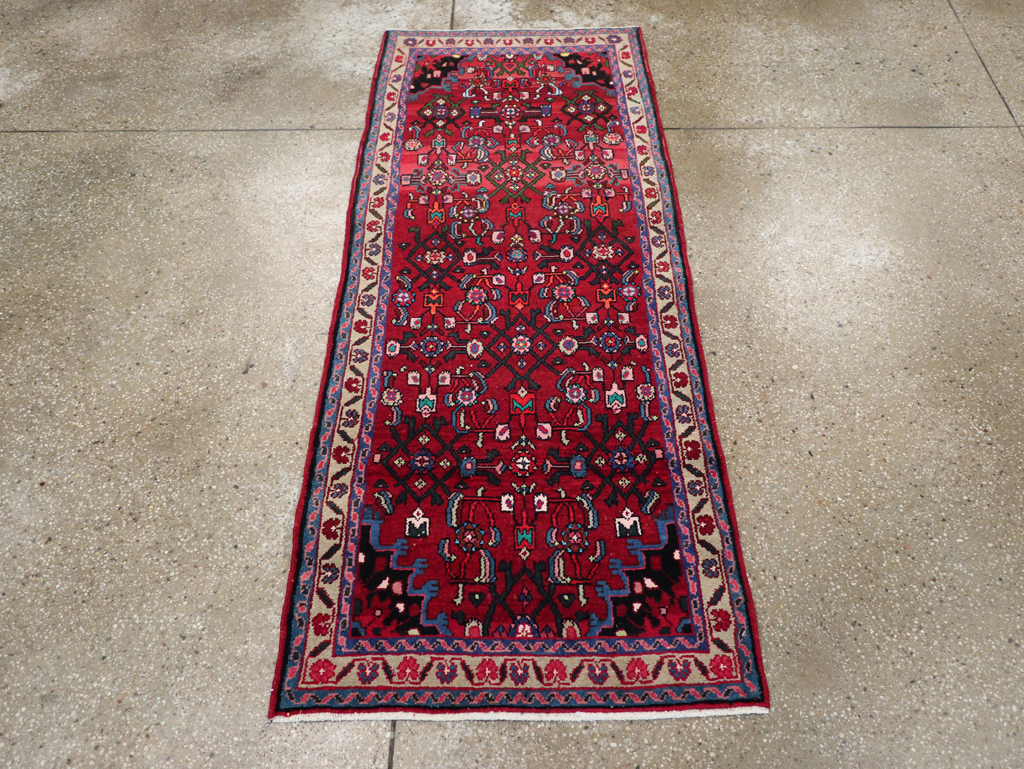 Vintage Persian Hamadan Rug, No.27879 - Gss