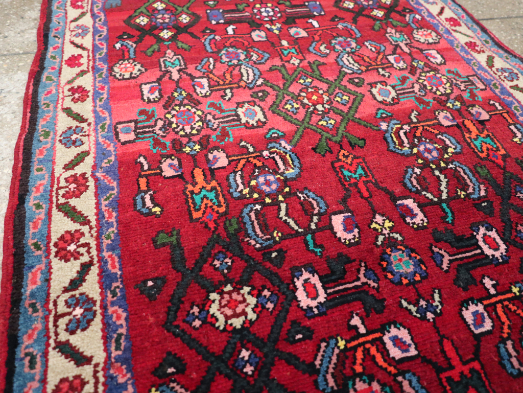 Vintage Persian Hamadan Rug, No.27879 - Gss