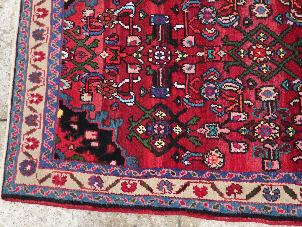 Vintage Persian Hamadan Rug, No.27879 - Gss