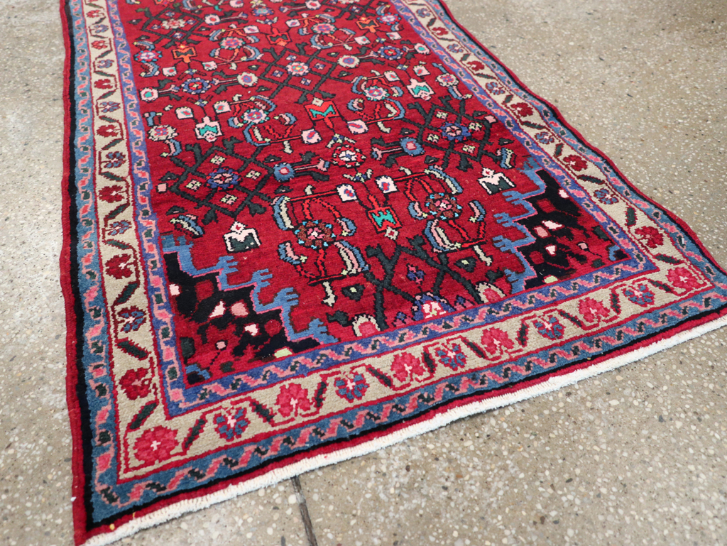 Vintage Persian Hamadan Rug, No.27879 - Gss