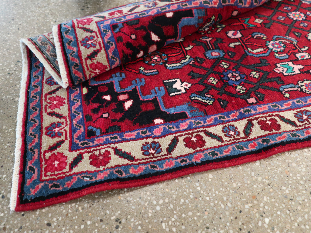 Vintage Persian Hamadan Rug, No.27879 - Gss