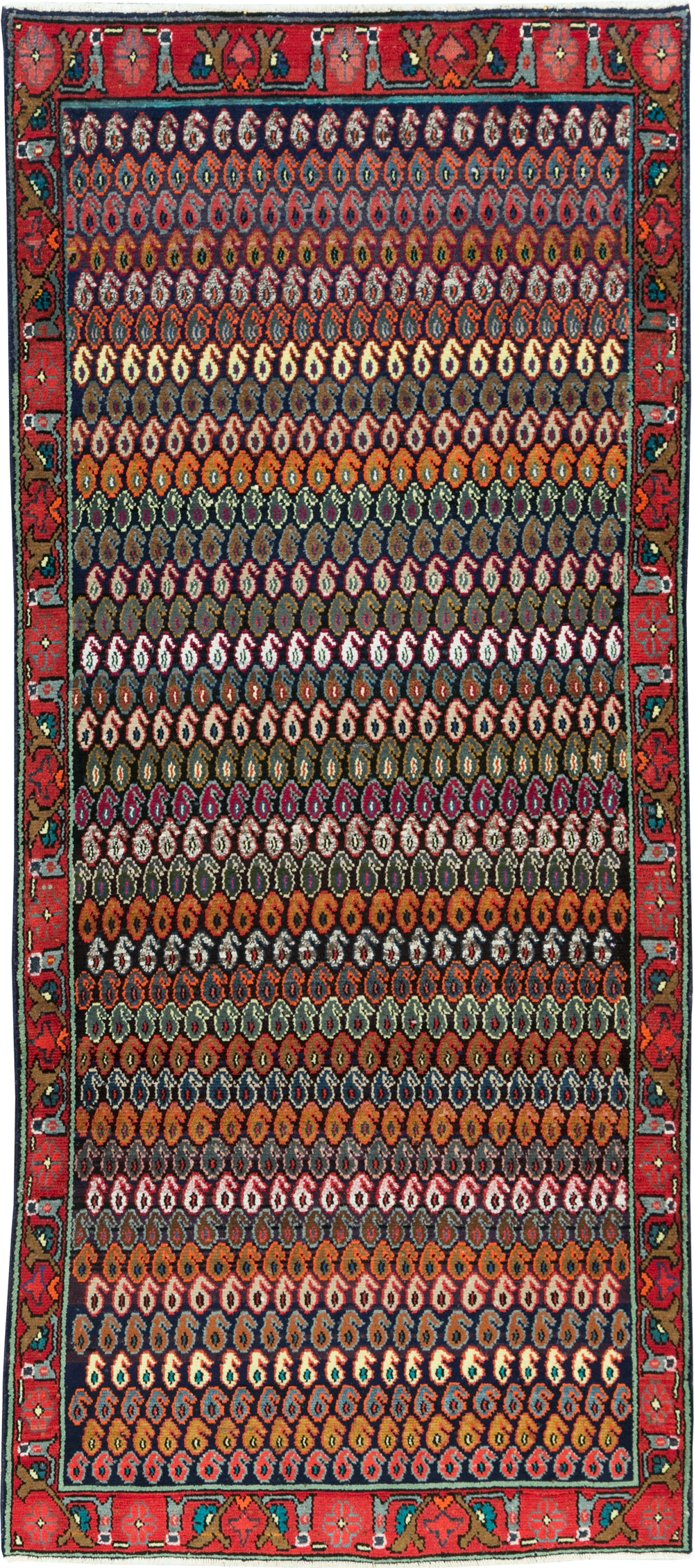 Vintage Persian Hamadan Rug, No.27882 - Gss