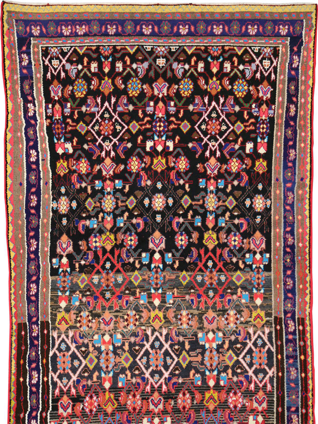 Vintage Persian Malayer Runner, No.27884 - Gss