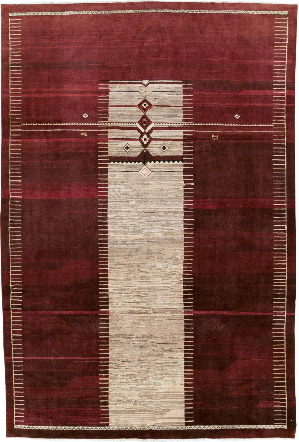 Vintage Persian Tabriz Rug, No.27885 - Gss