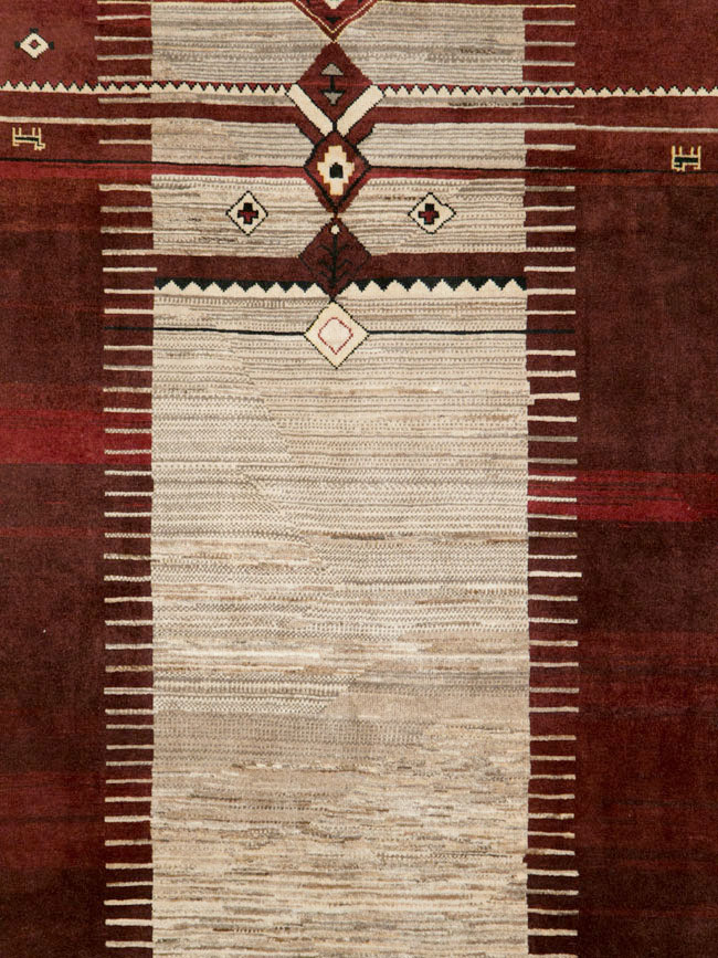 Vintage Persian Tabriz Rug, No.27885 - Gss