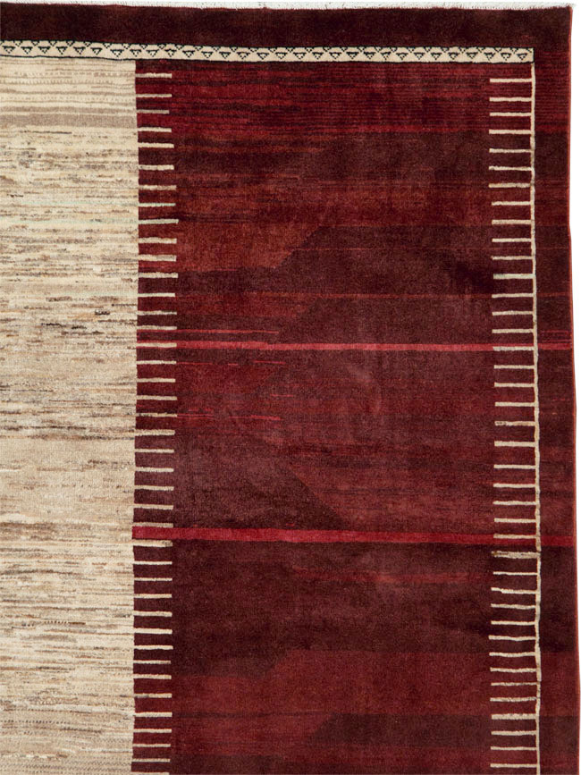 Vintage Persian Tabriz Rug, No.27885 - Gss