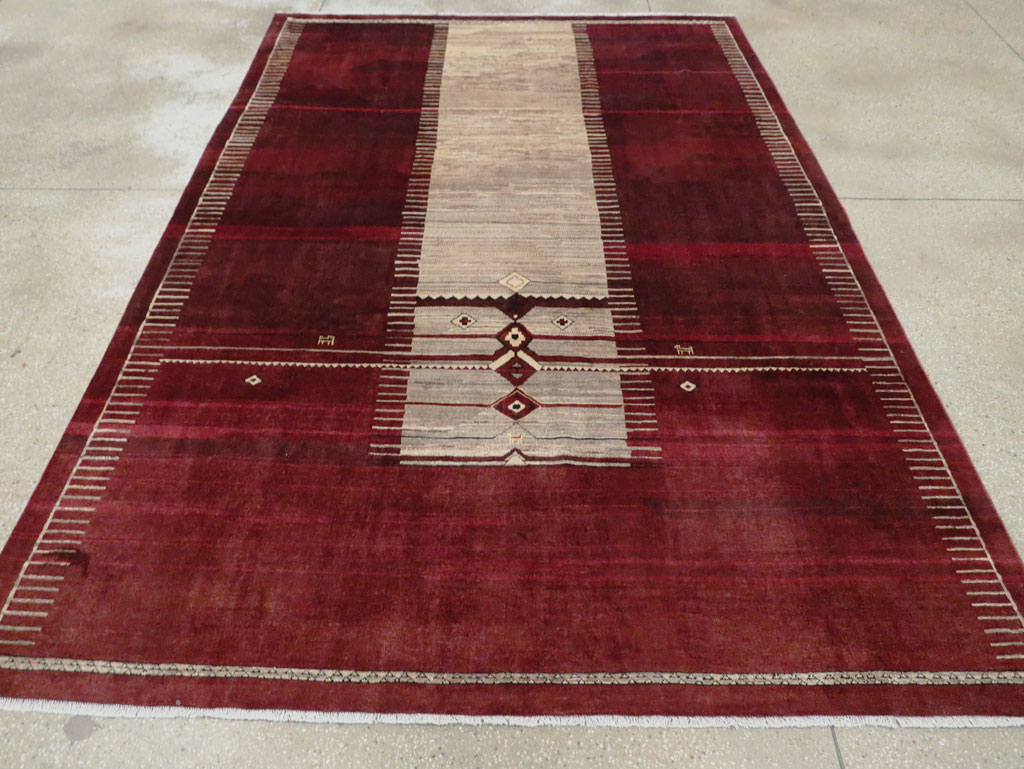 Vintage Persian Tabriz Rug, No.27885 - Gss