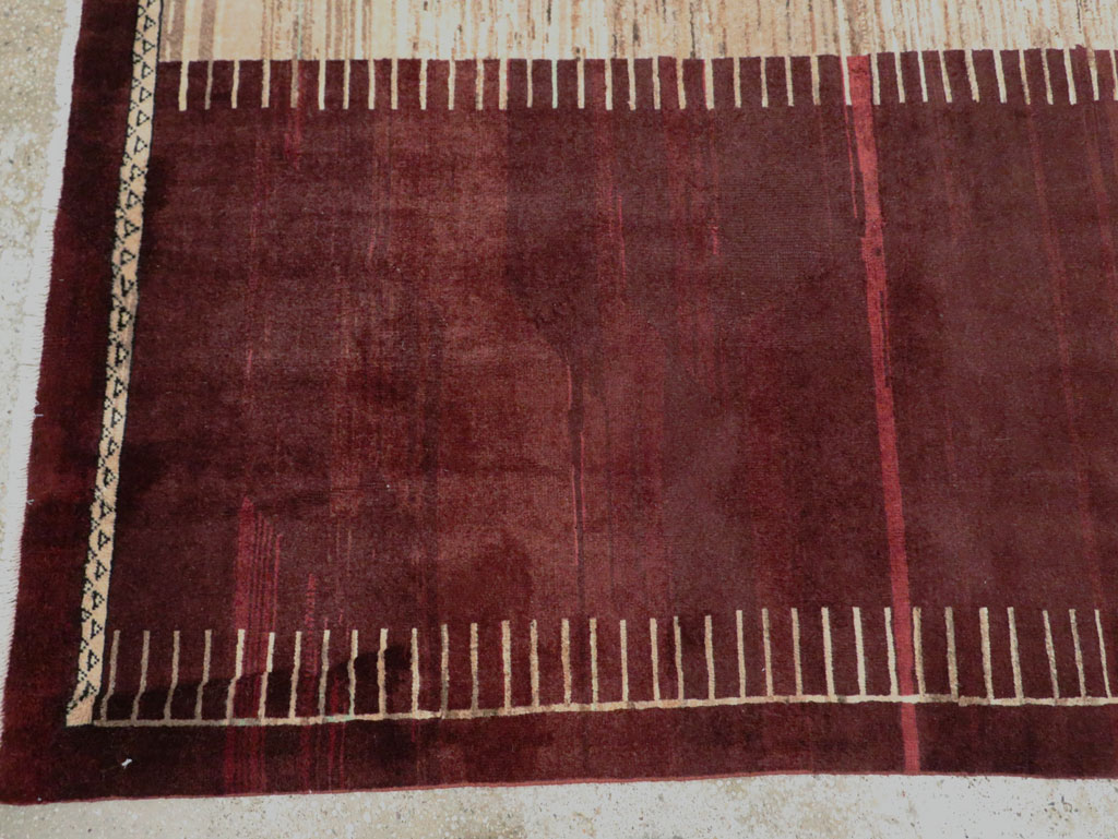 Vintage Persian Tabriz Rug, No.27885 - Gss