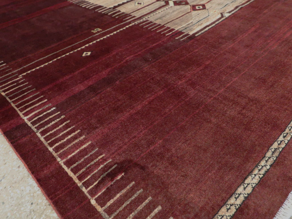 Vintage Persian Tabriz Rug, No.27885 - Gss