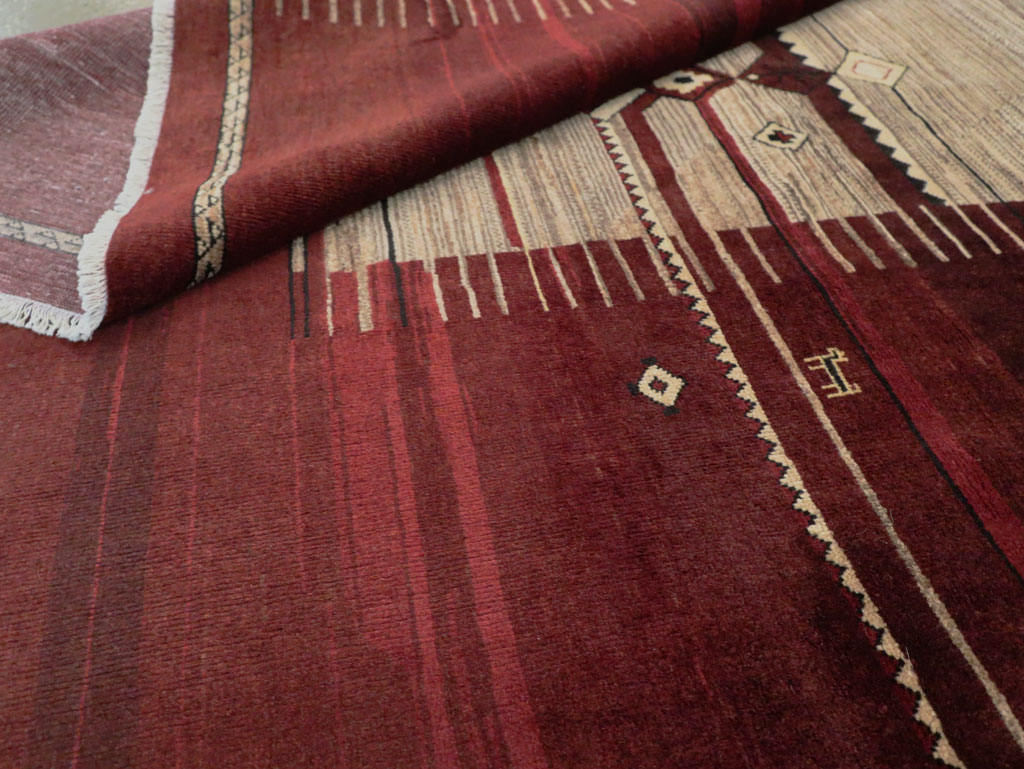 Vintage Persian Tabriz Rug, No.27885 - Gss