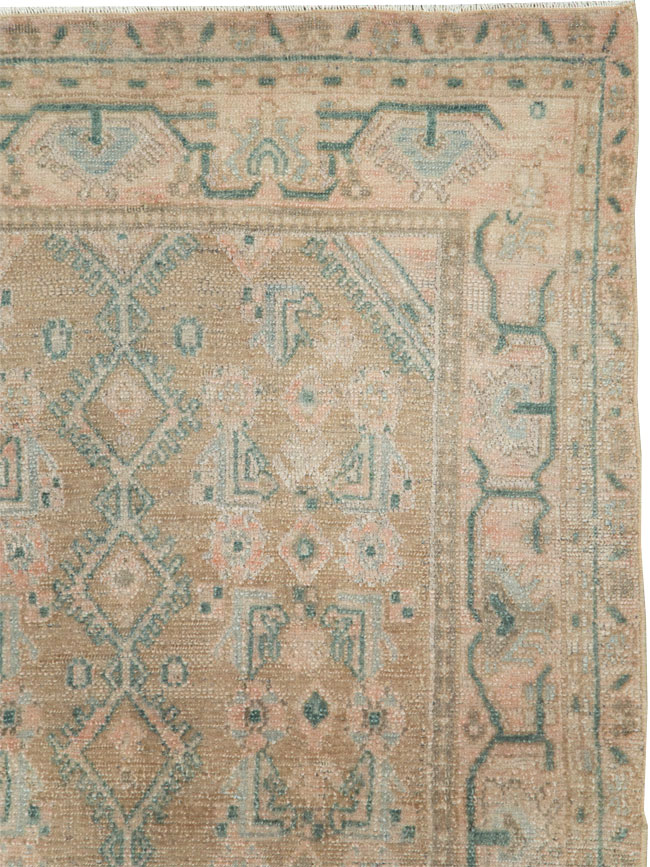Vintage Persian Malayer Throw Rug, No.27890 - Gss