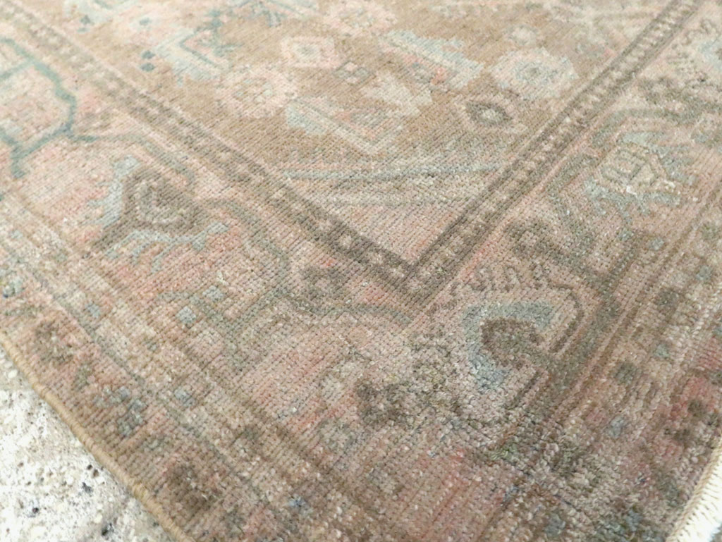 Vintage Persian Malayer Throw Rug, No.27890 - Gss