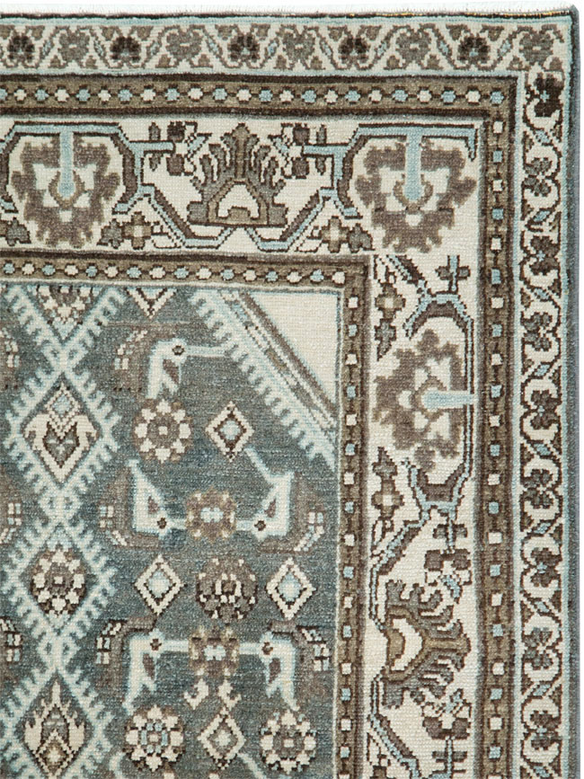 Vintage Persian Malayer Throw Rug (Pair: 1 of 2), No.27892 - Gss