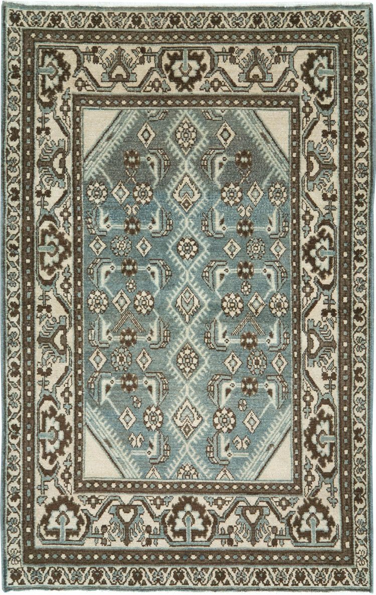 Vintage Persian Malayer Throw Rug (Pair: 2 of 2), No.27894 - Gss