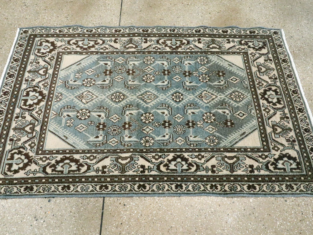 Vintage Persian Malayer Throw Rug (Pair: 2 of 2), No.27894 - Gss