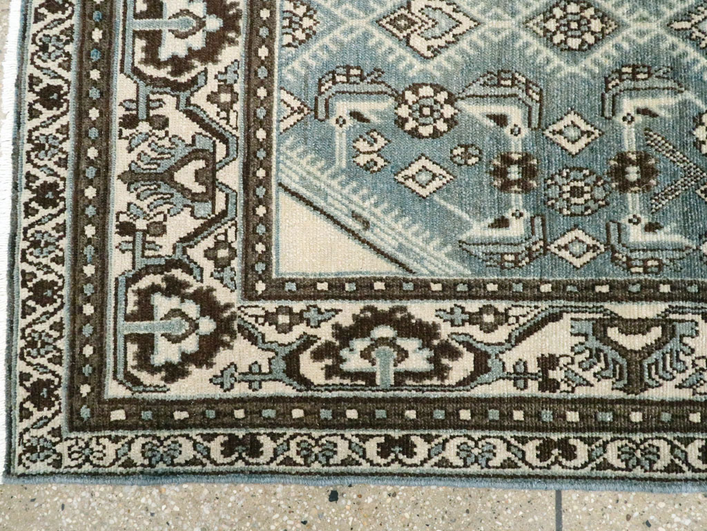 Vintage Persian Malayer Throw Rug (Pair: 2 of 2), No.27894 - Gss