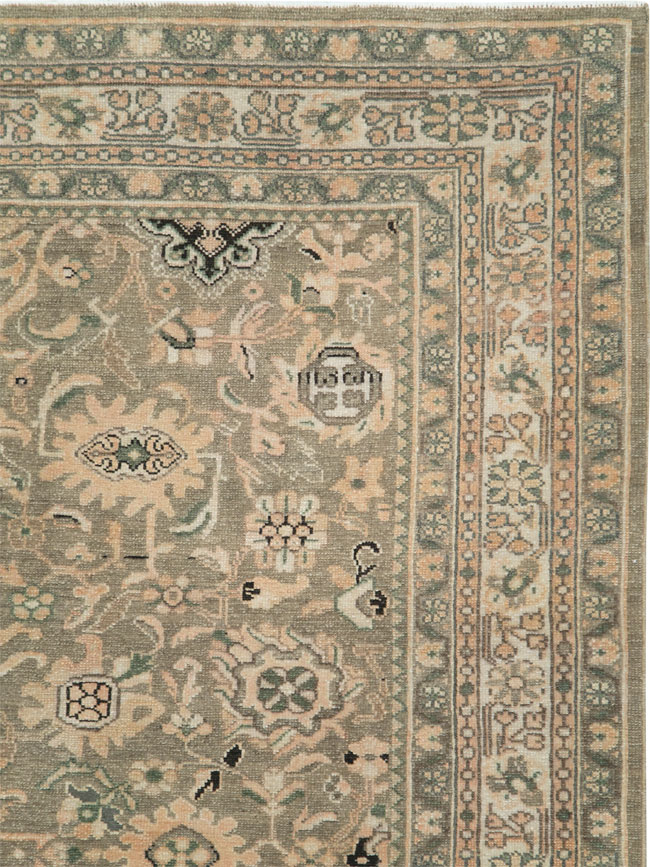 Vintage Persian Malayer Accent Rug (Pair: 1 of 2), No.27898 - Gss