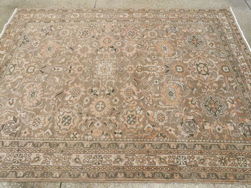 Vintage Persian Malayer Accent Rug (Pair: 1 of 2), No.27898 - Gss