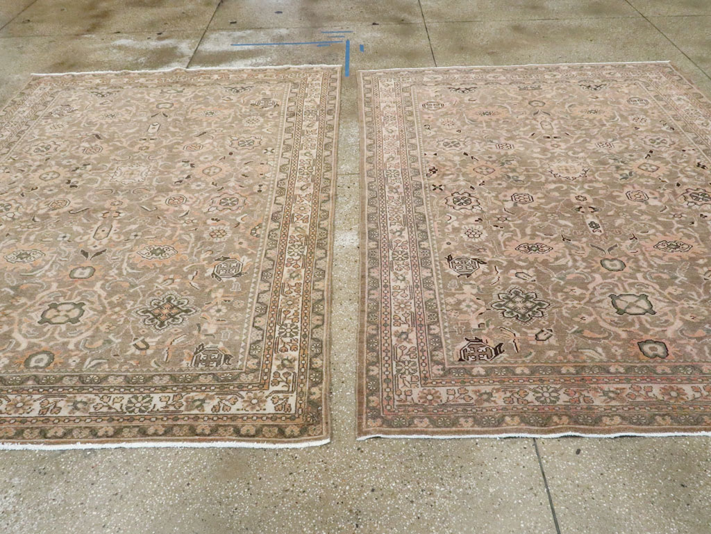Vintage Persian Malayer Accent Rug (Pair: 1 of 2), No.27898 - Gss