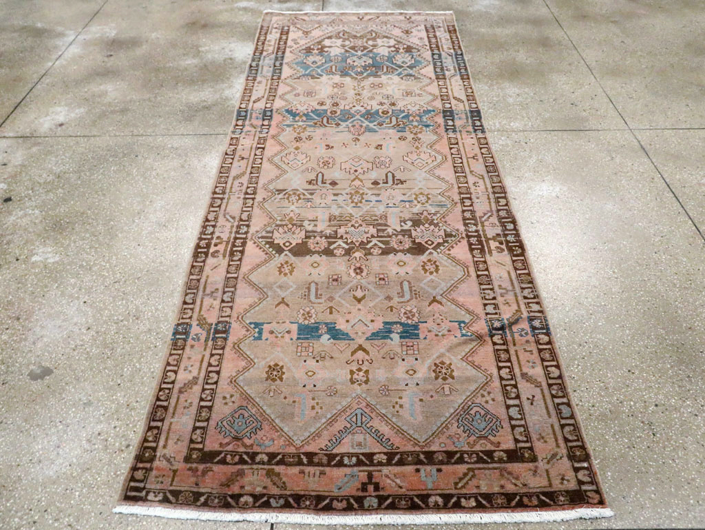 Vintage Persian Malayer Runner, No.27906 - Gss