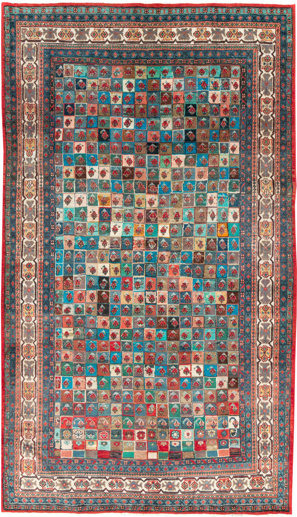 Vintage Persian Mahal Rug, No.27916 - Gss