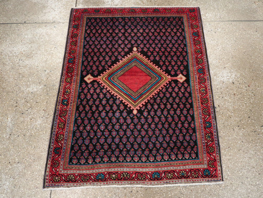 Vintage Persian Mahal Rug, No.27919 - Gss