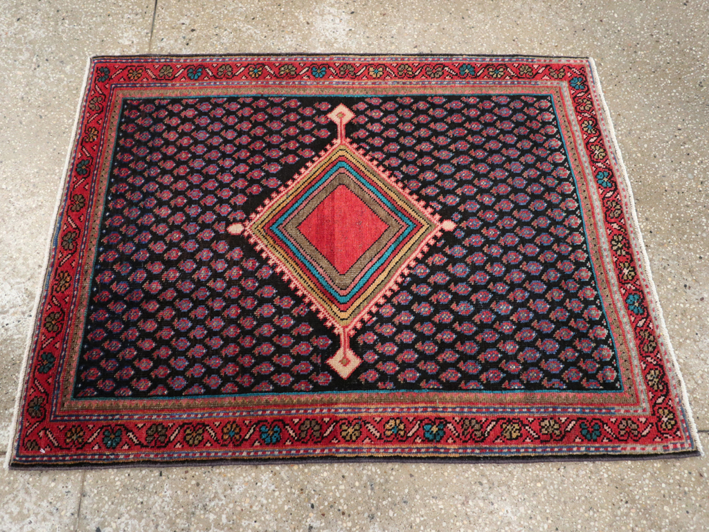 Vintage Persian Mahal Rug, No.27919 - Gss