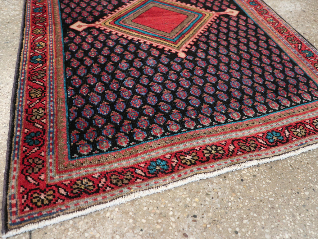 Vintage Persian Mahal Rug, No.27919 - Gss