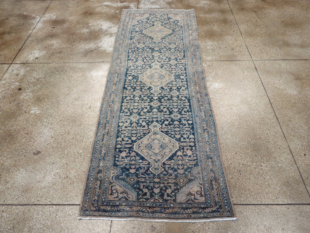 Vintage Persian Malayer Runner, No.27925 - Gss
