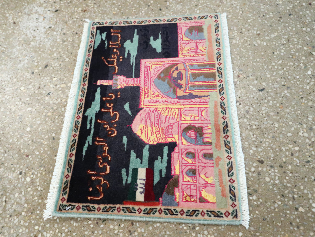 Vintage Persian Tabriz Pictorial Rug (Pair: 1 of 2), No.27929 - Gss