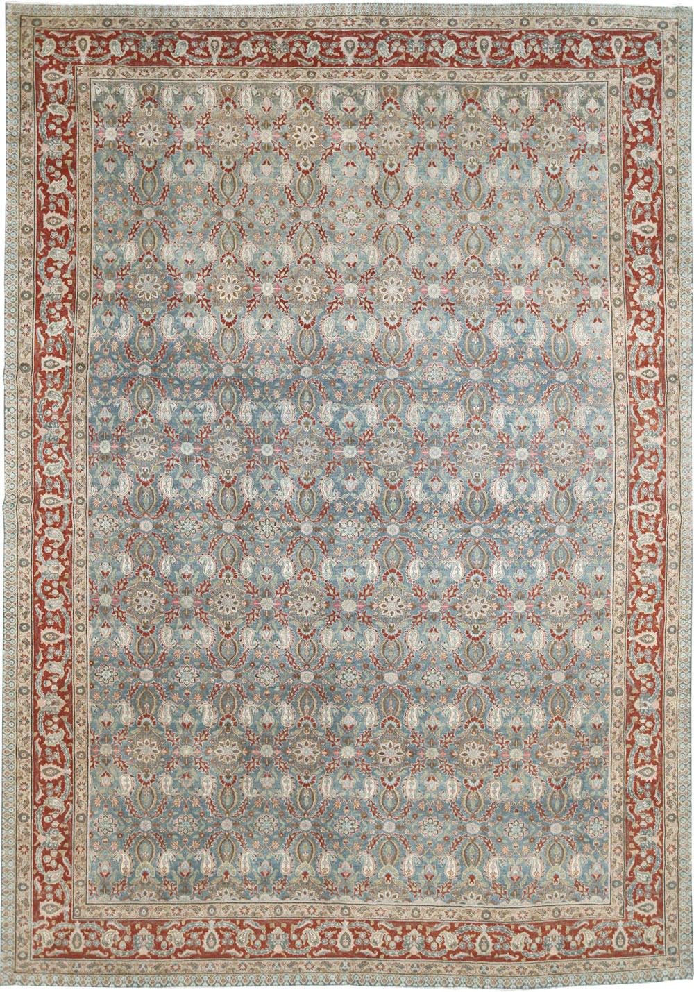 Antique Persian Tabriz Carpet, No.27930 - Gss