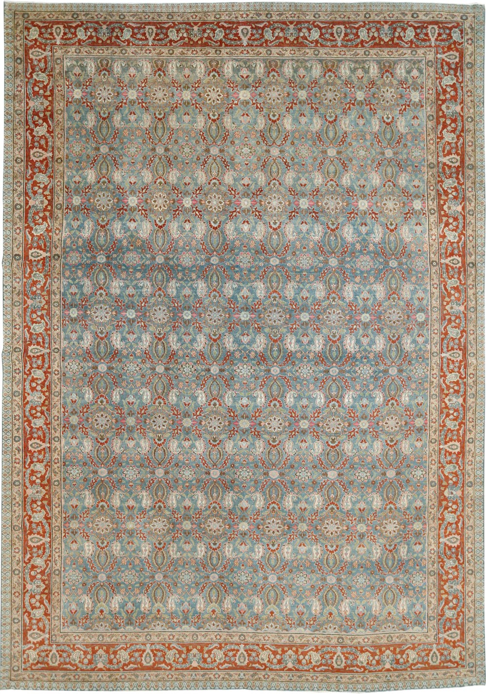 Antique Persian Tabriz Carpet, No.27930 - Gss