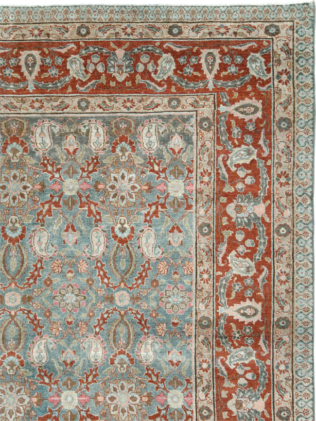 Antique Persian Tabriz Carpet, No.27930 - Gss