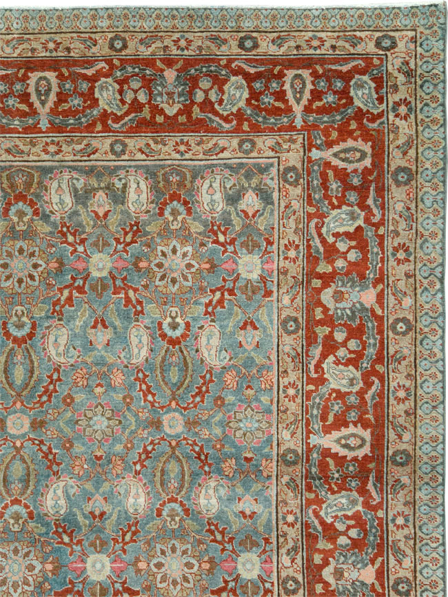 Antique Persian Tabriz Carpet, No.27930 - Gss