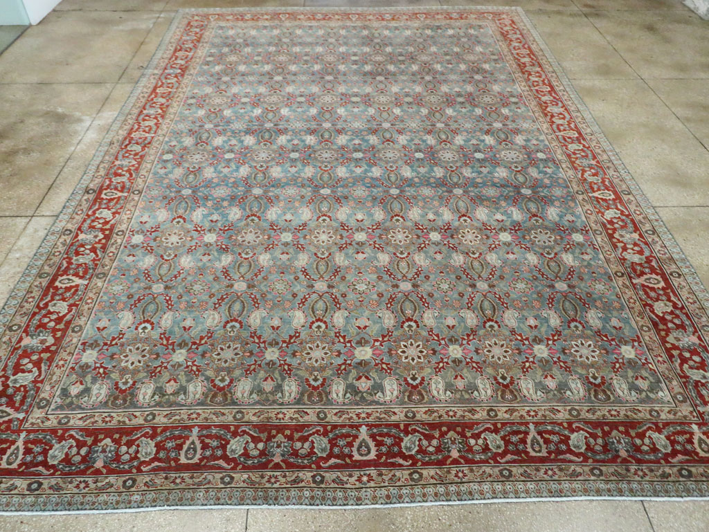 Antique Persian Tabriz Carpet, No.27930 - Gss