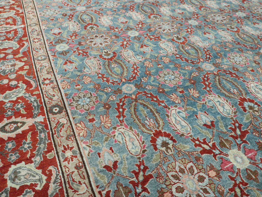Antique Persian Tabriz Carpet, No.27930 - Gss