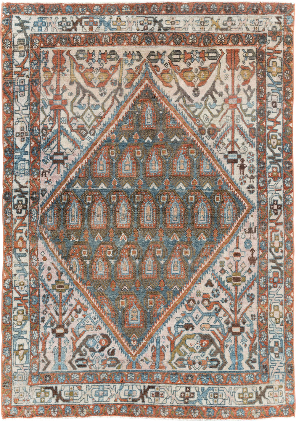 Vintage Persian Malayer Rug, No.27934 - Gss