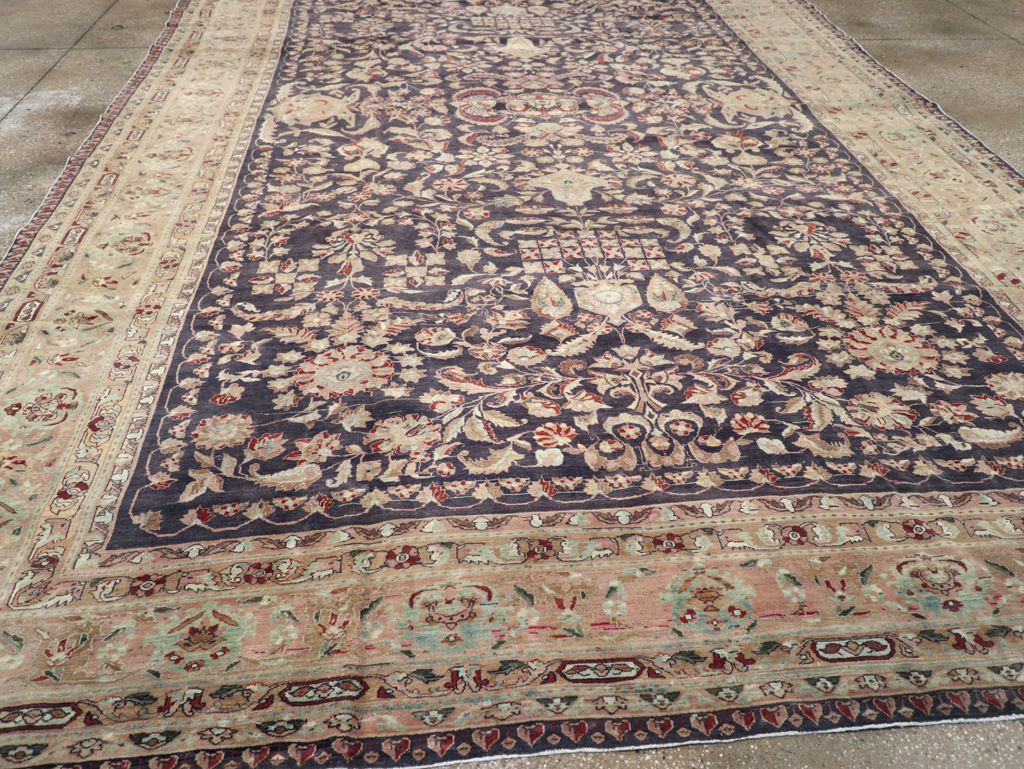 Vintage Persian Sarouk Carpet, No.27951 - Gss